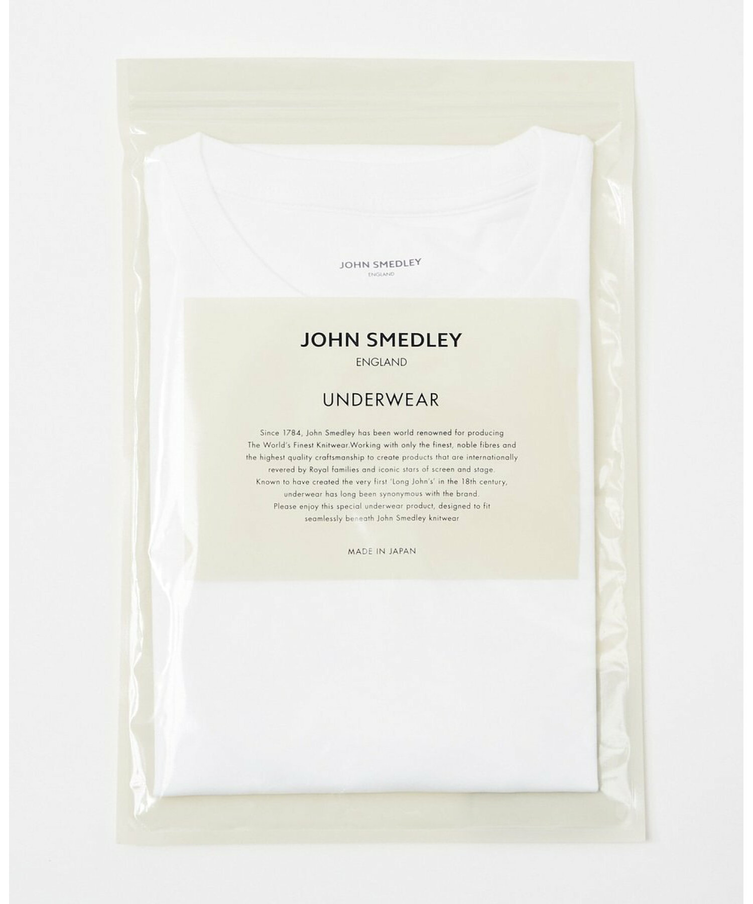 JOHN SMEDLEY / ジョンスメドレー ハイゲージジャージーコットンTシャツ